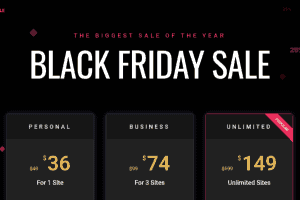 elementor black friday sale
